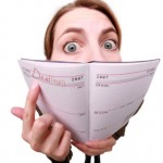 Business Women with Deadline
